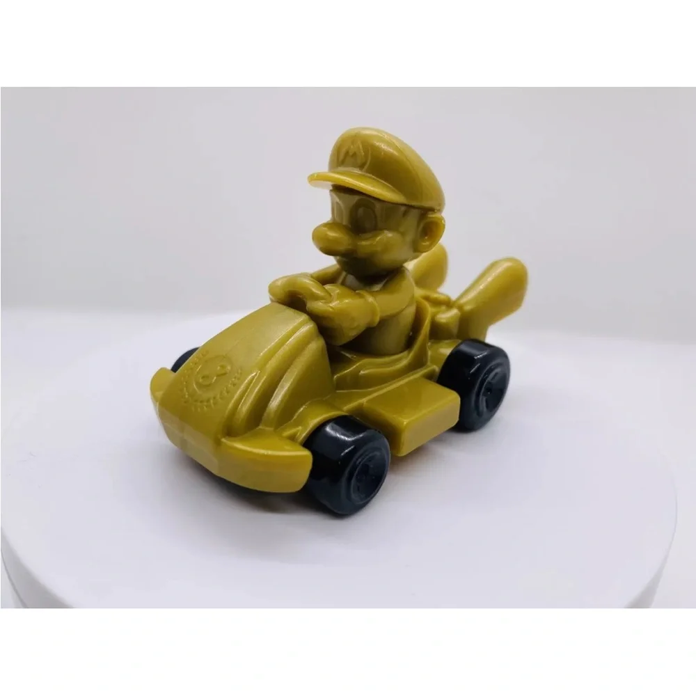 🍄Super Mario Bros. Mario Kart Deluxe 8 McDonald’s Happy Meal Kids Toy,Gold Mario